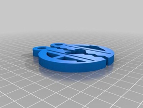 half heart monogram pendant jewelry customized 3d print model - Mito3D