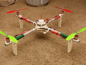 tubo quadrato quadcopter rc veicoli 3d print model - Mito3D