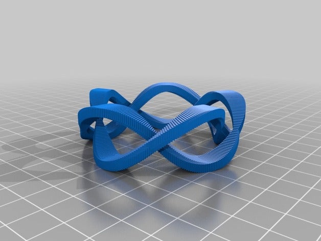 loop matemática a arte personalizado 3D print model - Mito3D