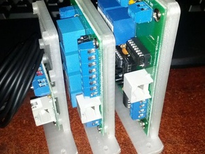 cnc4pc verticale monte en c3 à c6 quad cartes relais pièces 3d print model - Mito3D