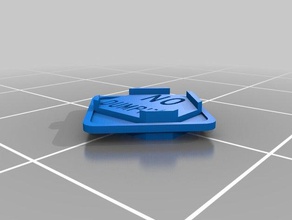 hayır damping işareti sahne özelleştirilmiş 3d print model - Mito3D