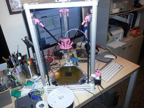 magnético-acoplamiento efector 3d de la impresora partes kossel 3d print model - Mito3D