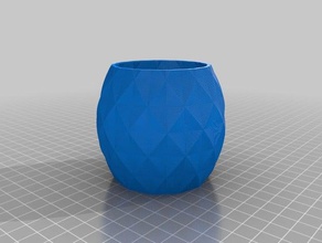 vaso de 1 decoração personalizado 3d print model - Mito3D