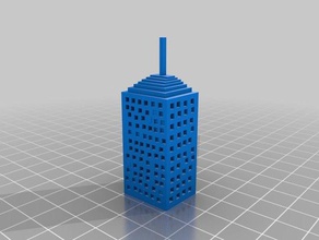 el edificio del empire state 3d la impresión de los edificios prho 3d print model - Mito3D