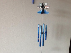 wind chime crochet de fixation murale décor 3d print model - Mito3D