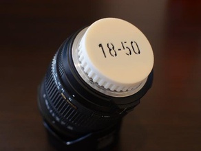 lens kapağı dslr tam modüler sistem nikon pentax kamera canon lenscap 3d print model - Mito3D