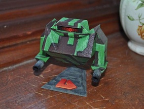 small hulk models descent robot 3d print model - Mito3D