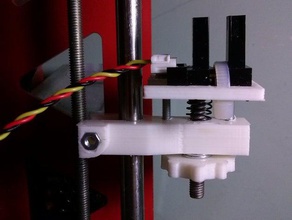 soporte tope terminal regulable 3d de la impresora partes p3steel prusa 3d print model - Mito3D