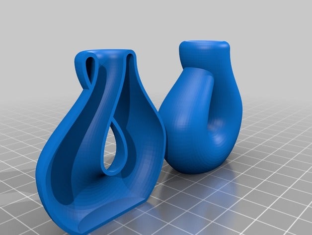 klein matraz de matemáticas art la botella 3D print model - Mito3D