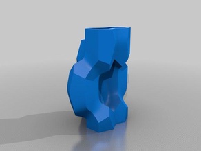 crystal shell arte 3d print model - Mito3D