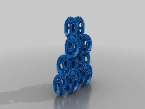 anulado cristais arte 3d print model - Mito3D