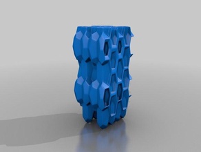 honeycomb lattice art 3d print model - Mito3D