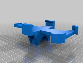 mount rotated mobile phone 3d print model - Mito3D