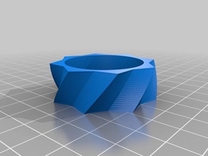 twisted star box other container enclosure parametric 3d print model - Mito3D