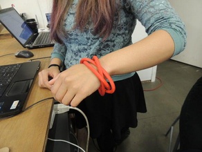 borromeu pulseiras os acessórios pulseira jóias matemática wearable 3d print model - Mito3D