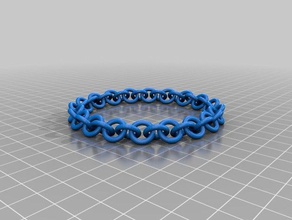 chaîne flexible 1 art 3d print model - Mito3D