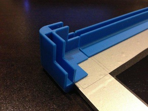 mini modular framing system corner block rail other box display 3d print model - Mito3D