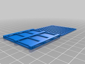 palete metálica de malha hexagonal 50 mm brinquedo jogo os acessórios grelha objectivo terreno 3d print model - Mito3D
