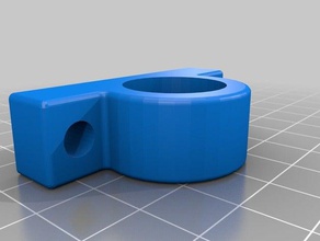 40mm spool mount 3d printer accessories 20x20 aluminium extrusion filament holder 3d print model - Mito3D