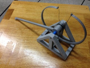 da vinci estilo catapulta de engenharia katapult leonardo 3d print model - Mito3D