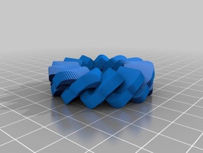 my customized cubist torus math art 3d print model - Mito3D