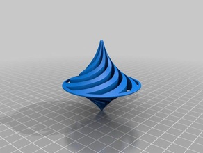 spinning top i giocattoli giochi divertente a spirale girare 3d print model - Mito3D