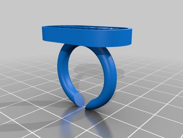 kendrick's ring rings customized 3D print model - Mito3D