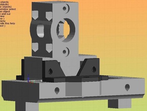 mendel brustruder montieren andere brutstruder extruder geared mendel-extruder printruder reprap 3d print model - Mito3D
