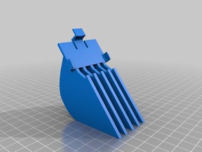 large 175 inch hair clipper guard replacement parts 1 buzzer haircut whal 3d print model - Mito3D