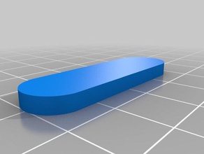 tid 1-rounded-rect-40x12x3 3d printing customized 3d print model - Mito3D