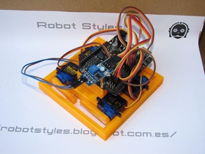 robot detects moisture robotics 3d printer arduino sensor servo 3d print model - Mito3D