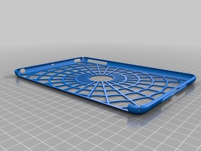 ipad mini spider web case tablet 3d print model - Mito3D