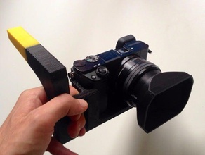 mejor mano stand de sony nex-7 alfa la cámara nex pie 3d print model - Mito3D