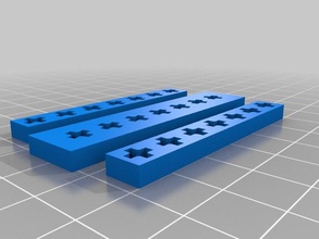 xhole-testscad inşaat oyuncaklar lego teknik 3d print model - Mito3D