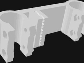 rostock carriage lm8uu screw clamps 3d printer parts 3d print model - Mito3D