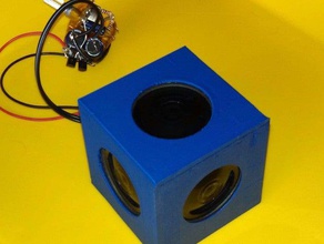 cubo di altoparlanti elettronica 3d print model - Mito3D