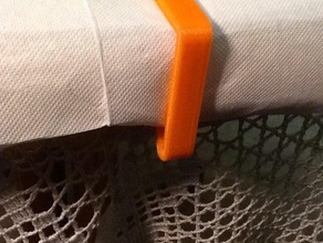 bulldog clips tablecloths kitchen dining 3d print model - Mito3D