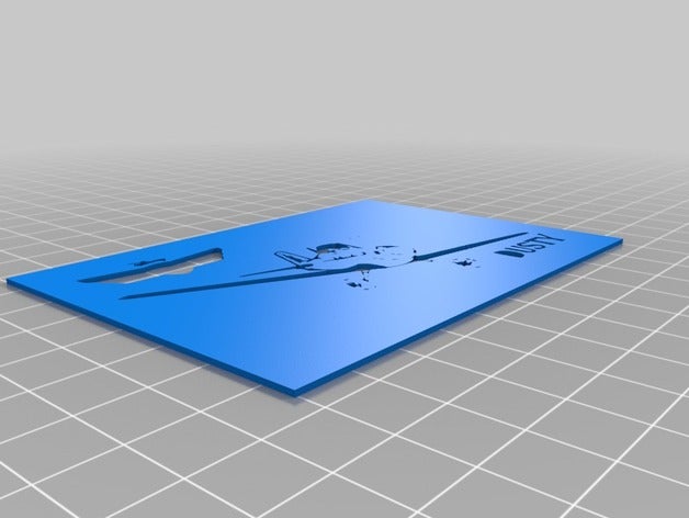 aviões dusty1 a arte as ferramentas personalizado 3D print model - Mito3D