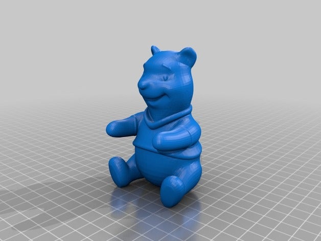 winnie pooh animaux bear 3D print model - Mito3D