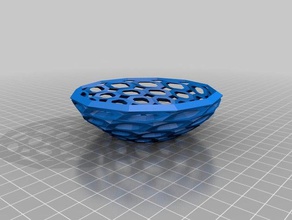 tessellated bowl household tessellation 3d print model - Mito3D