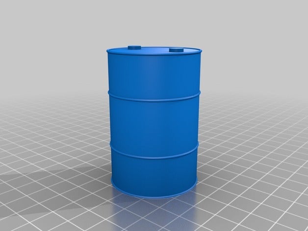 barril escala 110 rc veículos 3D print model - Mito3D