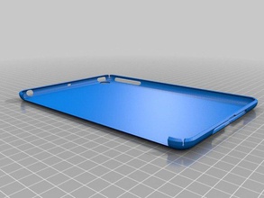 ipad mini blanc cas tablette 3d print model - Mito3D