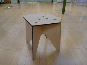 ycam dot chair model furniture 3d print model - Mito3D