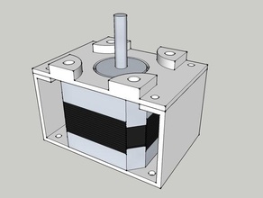 motor de passo titular robótica caso 3d print model - Mito3D