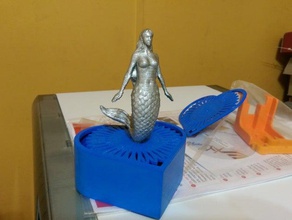 Herzform mermaid jewel box remix - Zubehör Schmuck Schmuck-box 3d print model - Mito3D