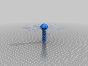 garip denizanası - drooloops özel remix hayvanlar 3d print model - Mito3D