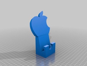 stand apple devices mobile phone charger ipad iphone 5 5s case ipod 3d print model - Mito3D