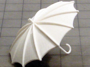 Regenschirm Modell Möbel 3d print model - Mito3D