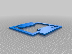 boş plaka sınır işaretler logoları özelleştirilmiş 3d print model - Mito3D
