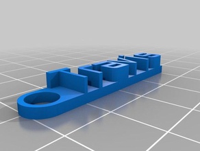 travis Anahtarlık özelleştirilmiş 3d print model - Mito3D